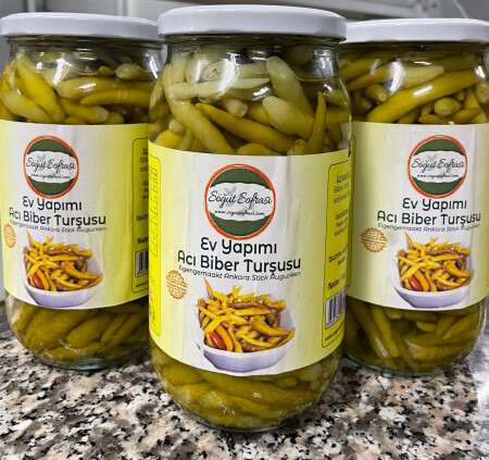 Acı Biber Turşusu - 1kg - Halal