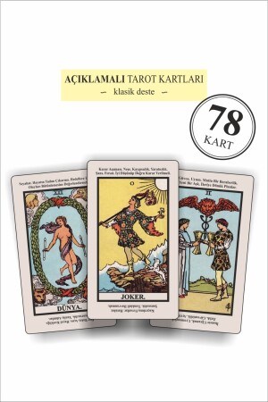 Açıklamalı Deste Öğrenme Ve Ileri Düzey Orijinal Evrensel Tasarım TAROT1000 - 4