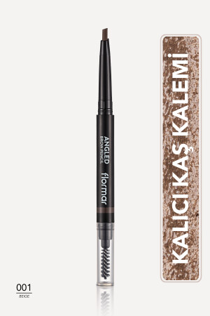 Açılı Kaş Kalemi Ve Kaş Fırçası (bej) - Angled Brow Pencil - 001 Beige - 8690604572038 0717050 - 1