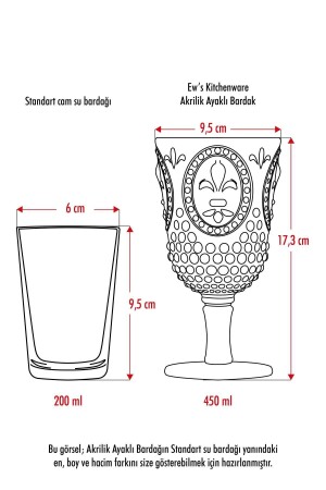 Acrylfarbenes 6-teiliges Becher- und Wasser-Erfrischungsgetränk-Kaffeeglas 450 ml (kein Glas) Magıcayaklidp6 - 10