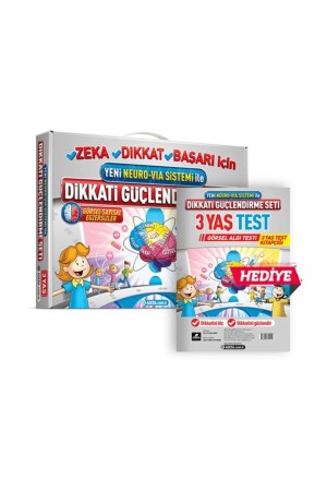 Adeda Neuro Via Dikkati Güçlendirme Seti 3 Yaş ve Görsel Dikkat Testi - 2