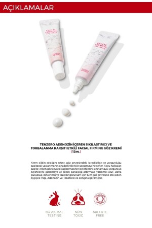 Adenozin Içeren Sıkılaştırıcı Ve Yaşlanma Karşıtı Etkili Facial Göz Kremi 12ml - 4