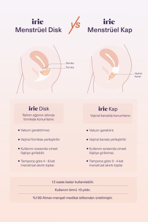 Adet Diski - Menstrual Disc - Adet Kabı - Menstrual Cup [[nude]] - 42ml - 2