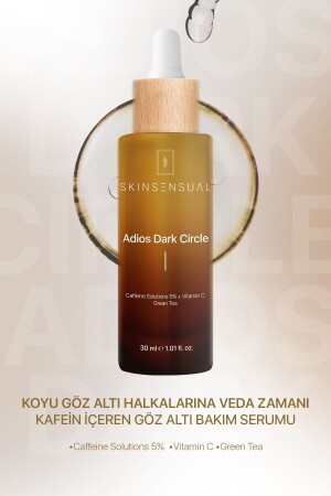 Adios Dark Circle Göz Altı Serumu (caffeine Solutions 5% - Vitamin C) Aydınlık Göz Altı Görünümü kafein - 2