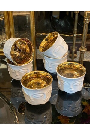 Adler Gold Altılı Kahve Fincanı DE-ADLER0021 - 1