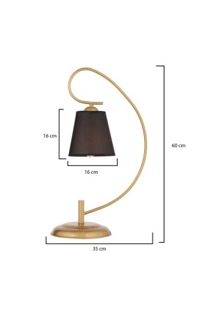 Adora Antique Hat Wohnzimmer-Schlafzimmer-Tischlampe, moderner Design-Lampenschirm - 7