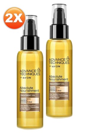 Advance Techniques Argan ve Hindistan Cevizi Yağı İçeren Saç Bakım Yağı 100 Ml. İkili Set - 3