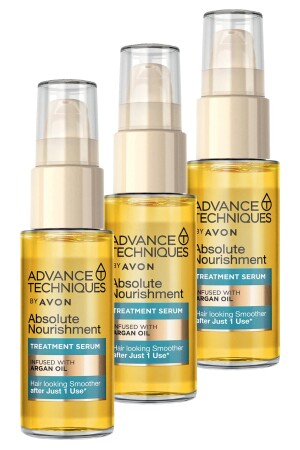 Advance Techniques Argan Yağı Içeren Besleyici Saç Serumu 30 Ml. Üçlü Set - 2