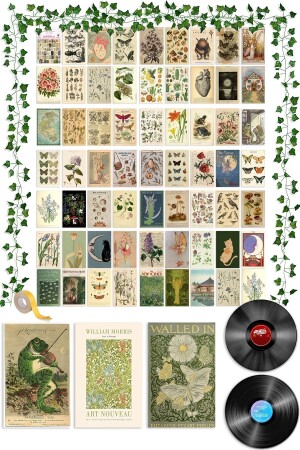 Aesthetic Planty Botany Botanisches Wanddekorationsset ADKLTW46 - 4