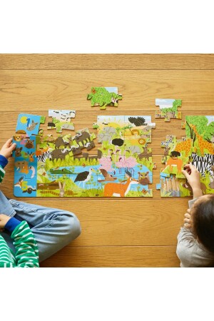 African Savanna - 36 Parça Xxl Dev Puzzle- Gözlem Ve Sayma Oyunu & Posteri - 3