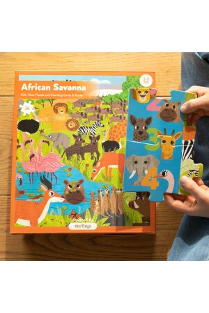 African Savanna - 36 Parça Xxl Dev Puzzle- Gözlem Ve Sayma Oyunu & Posteri - 7