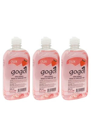 Ağda Sonrası Masaj Ve Temizleme Yağı Çilek 3 Adet 1500ml W060306 - 1