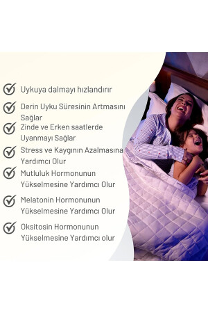 Ağırlıklı Battaniye Tek Kişilik Yorgan 6 Kg Gri 155x215 %100 Pamuk 4 Mevsim Kullanılabilir SNDYRGNNVRSİMLİ1113 - 7