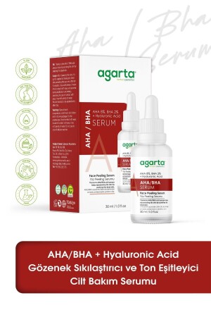 AHA & BHA Red Peeling Serum hilft, die Poren zu straffen und den Hautton auszugleichen, 30 ml 8699943342531 - 1