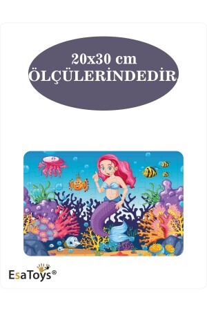 Ahşap 54 Parça Çocuk Puzzle - 4