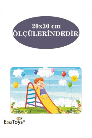 Ahşap 54 Parça Çocuk Puzzle - 4