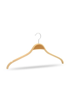 Kleiderbügel aus Holz für Blusen und Hemden, naturfarben, 8 Stück, 8061/Ç NTRL 8 - NYN