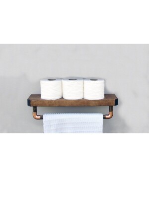 Ahşap Banyo Rafı ,banyo Havluluk Wdn273 WDN273 - WOODENSA
