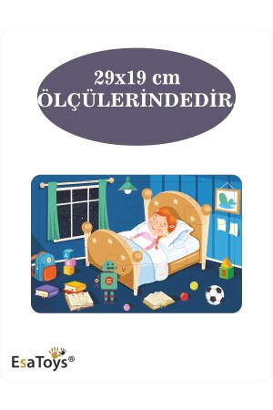 Ahşap Çocuk Puzzle 12 Parça - 4