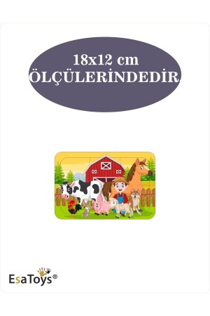 Ahşap Çocuk Puzzle 6 Parça - 4