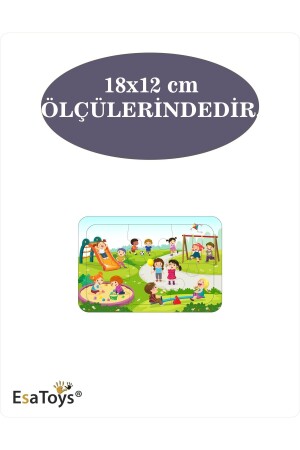 Ahşap Çocuk Puzzle 6 Parça - 4