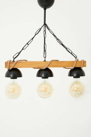 MNZ-3 قطعة شمعة صاخبة مع حبل خشبي تصميم حديثي walnutr3 - megüsa