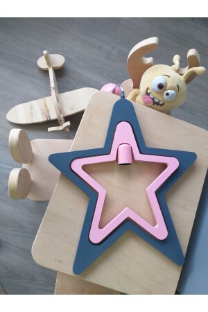 إضاءة النجوم المزدوجة من الخشب من MNZ 84721470 - NİNNOLA