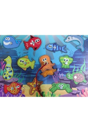 لعبة صيد المغناطيسات من الخشب - Yaho Oyuncağin Doğal Hali