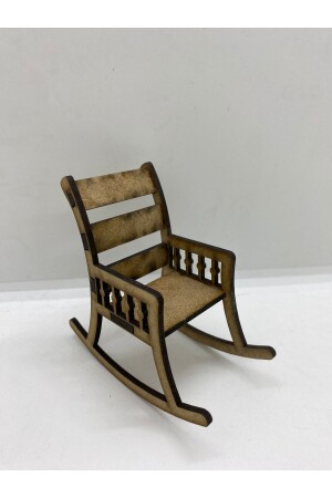 Ahşap Oyuncak Sallanan Sandalye - Renklielleratölyesi