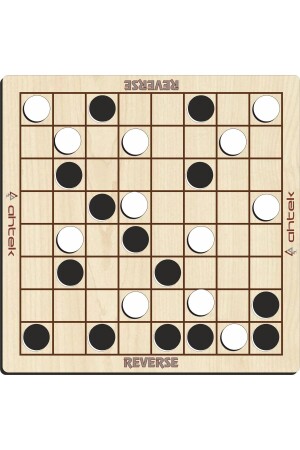 Ahşap Reverse Zeka Ve Strateji Oyunu- Reversi - 1