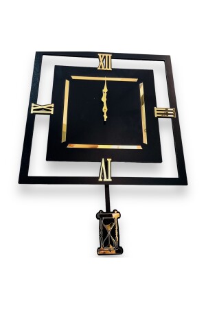 Ahşap Sarkaçlı Saat,Sarkaçlı Pleksi Saat,Duvar Saati, Wall Clock, Clock, Ahşap Saat kumsaati1 - 8