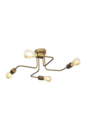 Ahtapot 4 Lü Eskitme Plafonyer-tavana Monte Modern Avize 3011 04 0400 08 00 - Taşcan Aydınlatma