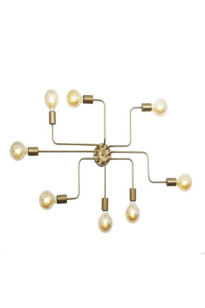 MNZ-Octopus 8 Piece Antique Plafonier/Ceiling Mounted Candle 3012 08 0400 08 00 - Taşcan Aydınlatma