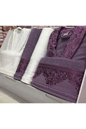 مجموعة من ملابس الحمام العائلية من 6 قطع في صندوق 44AYHAN44 - Fiesta