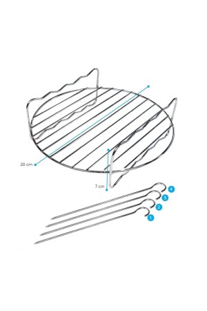 Airfryer Aksesuar Seti Izgaralı Xxl - 10