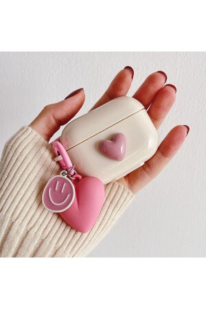 Airpods Pro 2. Generation-kompatible Rose Heart Clip-on-Kopfhörerhülle - 1