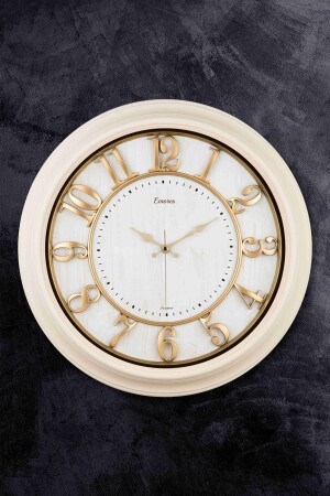 MNZ-Akar ثواني آلية صمتة ساعة جدارية ديكورative wall clock 46 cm - Emores