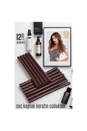 Akdenizpos Ar01 Nano Keratin Kaynak Çubukları 12 Adet Kahve Absolute 720352 (Yeni) - 2