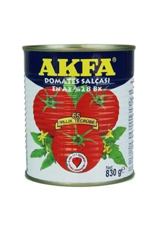  AKFA Domates Salçası Teneke 830 gr - Halal