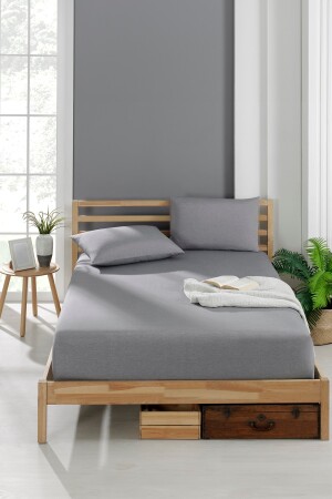 Akfil Kumaş Lastikli Fıtted Yastıklı Çarşaf Seti 2526569 - Valezium