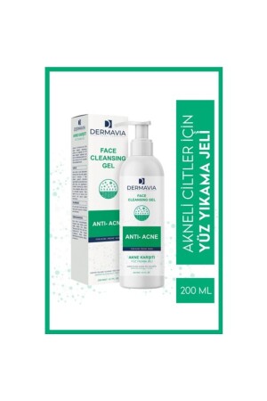 Akne Karşıtı Yüz Yıkama Jeli 200 ml - Peeling Salisilik Asit Yağ Dengesini Eşitler Zinc Dermavia5 - 2