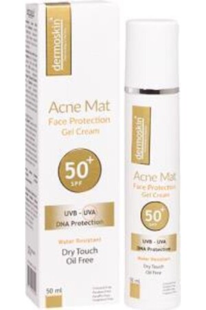 Akne Mat Gesichtsschutzgel Spf 50+ 50 ml Sonnencreme - 1