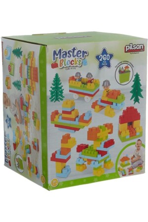 Aksesuarlı Master Bloklar 256 Parça Eğitici Bloklar 03573 Fsp PLS-03573 - 5