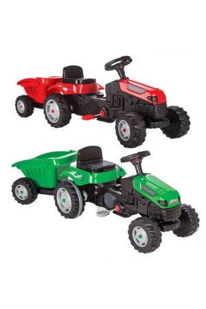 Aktiver Traktor mit Anhängerpedal, Rot BA-MPN-10025362-GUV-BA273245 - 3