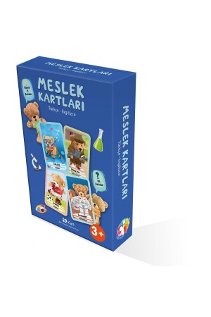 بطاقات المهنة التركية - الإنجليزية - بطاقات اللعب المهنة التخمين - Mert Bebek