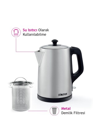 AL 795 I Inox 1650 W Çelik Çay Makinesi Inox - 8