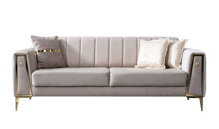 Alanis Gold Sofa-Set - 9