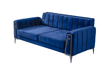 Alanis Silber Sofa-Set - 5