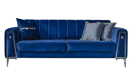 Alanis Silber Sofa-Set - 11