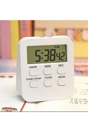 Alarmlı Dijital Öğrenci Sınav Kronometresi 24 Geri Sayım Cihazı Saat - Alarm 2 Kademeli Kronometre - 1